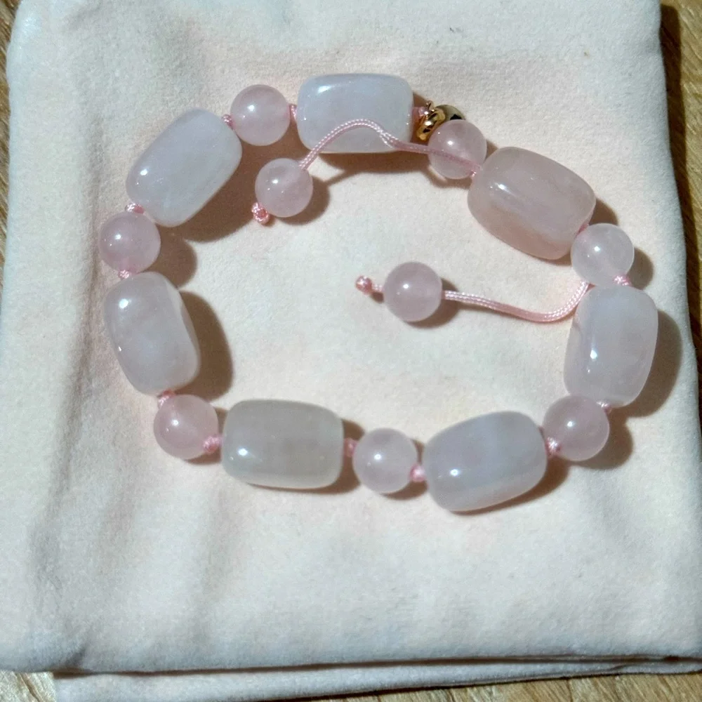 Lola Rose Rose Quartz Beaded Bracelet - Picture 2 of 2